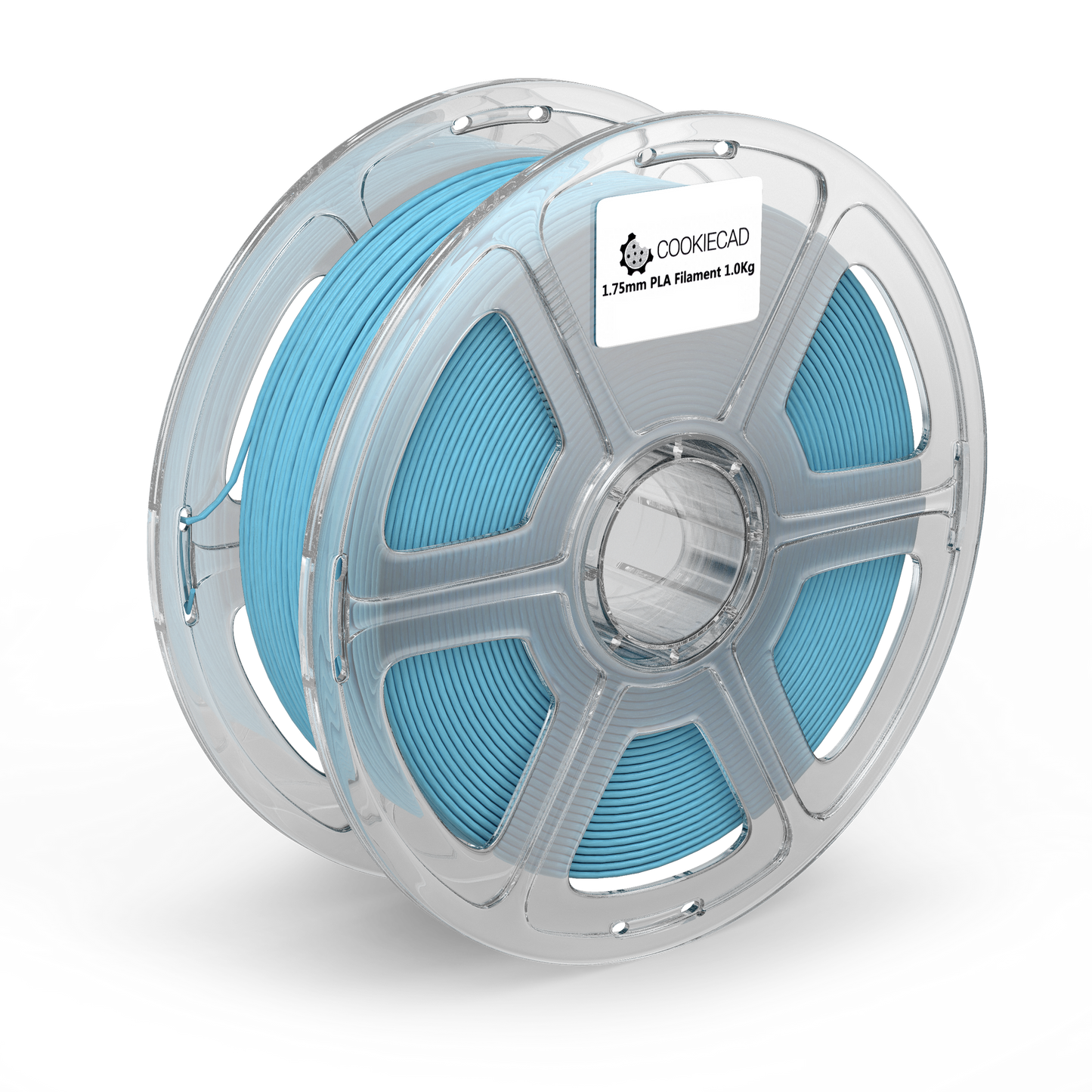 CookieCad Pale Blue Dot PLA Filament 1.75mm, 1kg