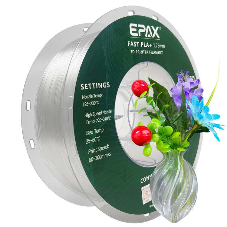 EPAX Clear Fast PLA+ 1.75mm 1KG