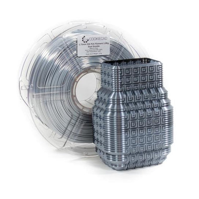 Cookiecad PLA Silk Dual Granite PLA (Gray/Light Gray) Filament