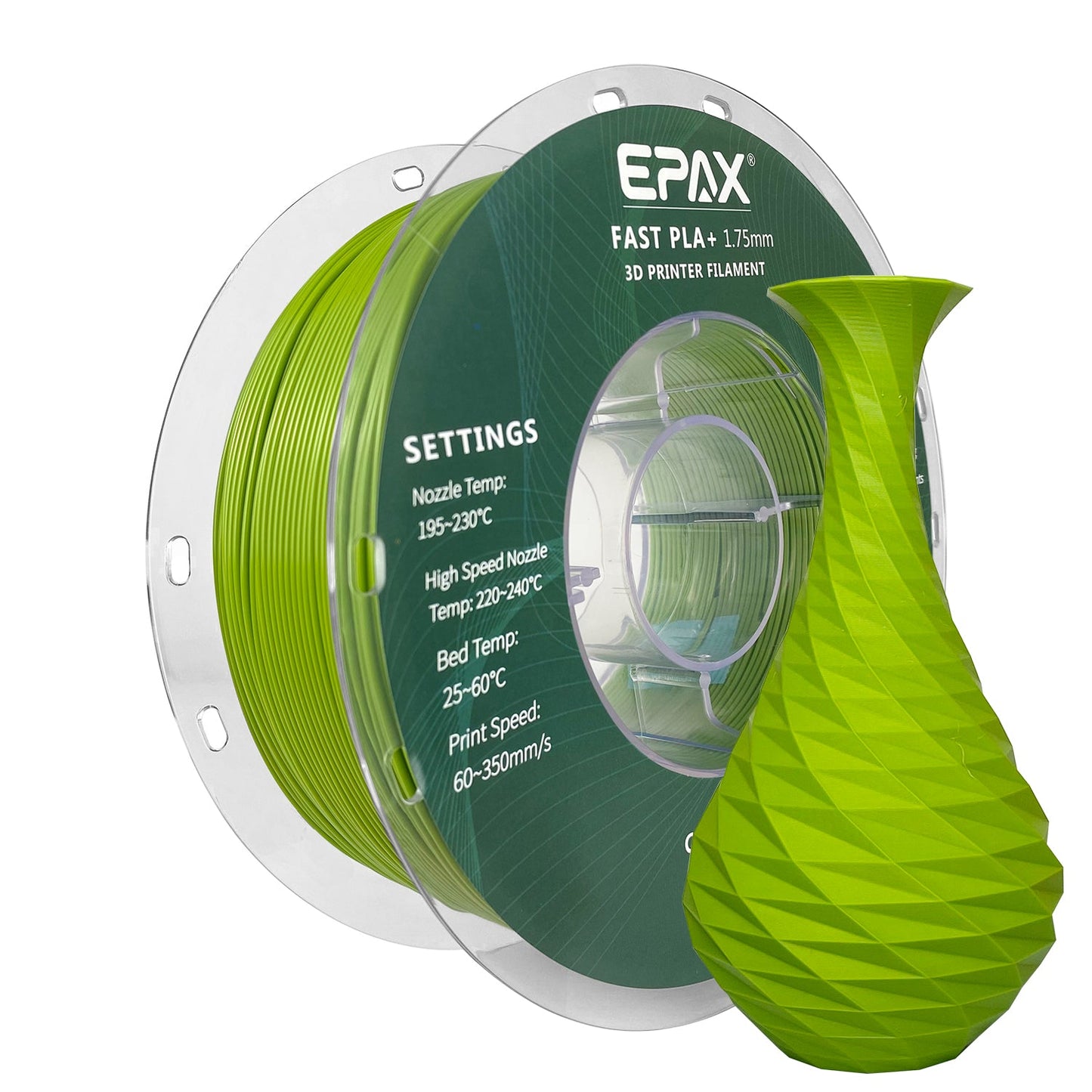 EPAX Matcha Green Fast PLA+ 1.75mm 1KG