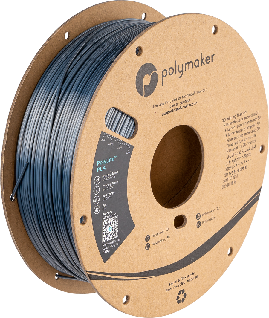 PolyLite PLA Silk Chrome
