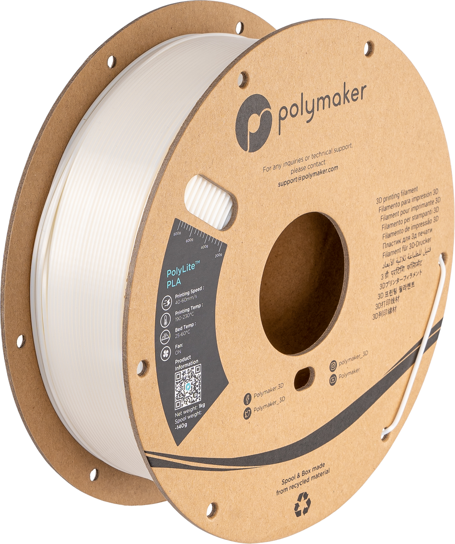 PolyLite PLA Silk White