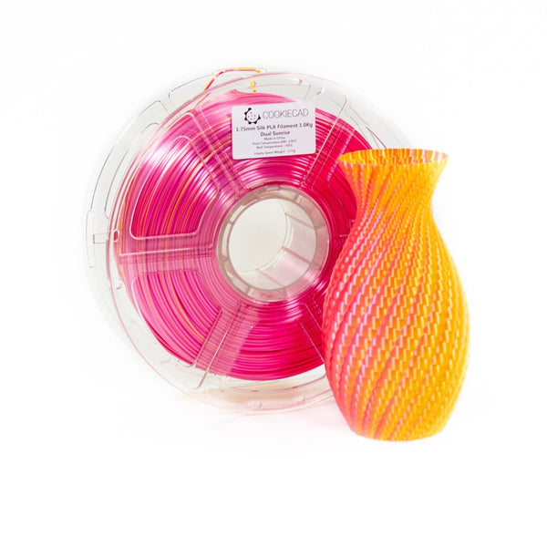 Cookiecad PLA Silk Dual Sunrise (Pink/Yellow)