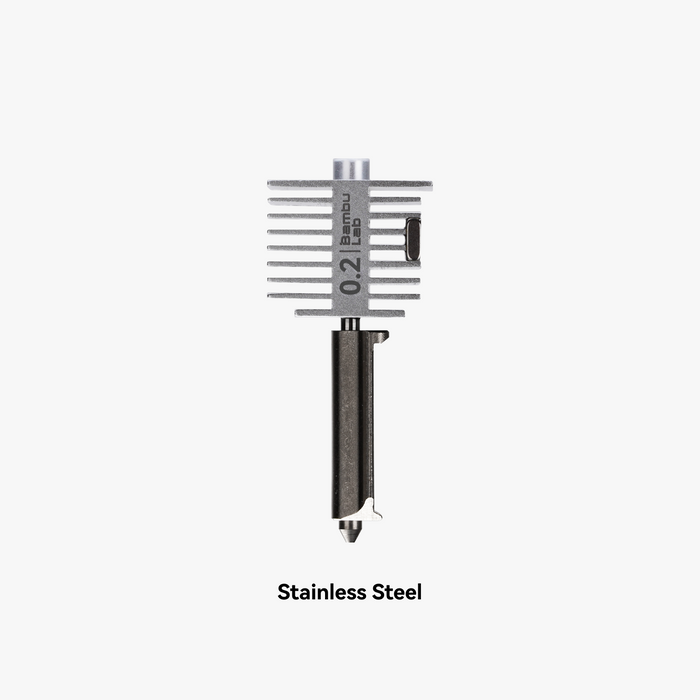 0.2 Bambu A1 Hotend with Stainless Steel Nozzle