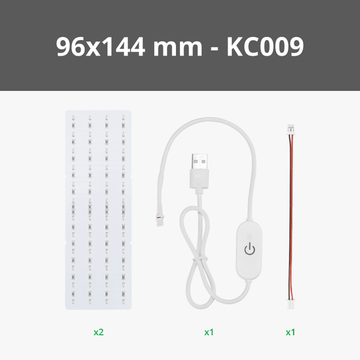 Lithophane LED Backlight Board Kit (2PCS) KC009