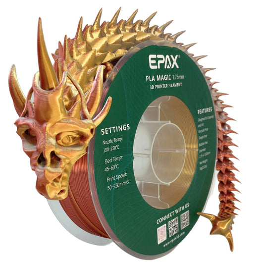 EPAX Magic Treasure Tri Tone Silk PLA 1.75mm Filament 1kg