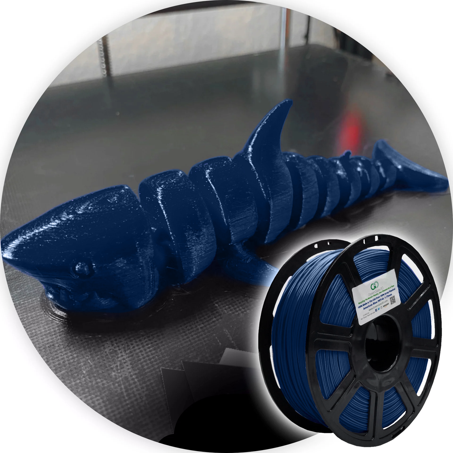 GreenGate3D PETG American Blue