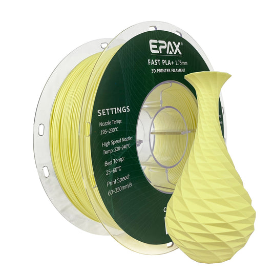 EPAX Pale Yellow Fast PLA+ 1.75mm 1KG
