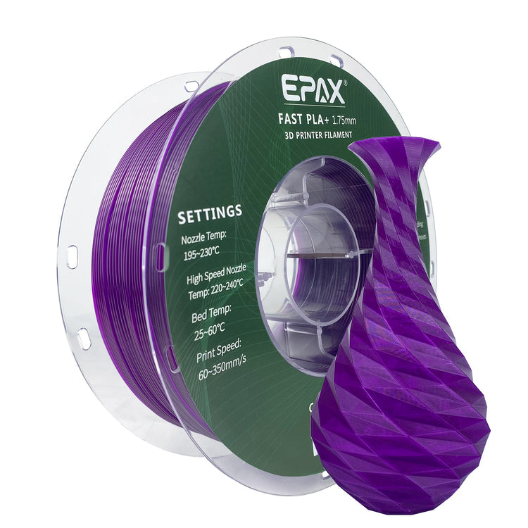 EPAX Glass Purple Fast PLA+ 1.75mm 1KG