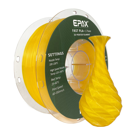 EPAX Glass Yellow Fast PLA+ 1.75mm 1KG