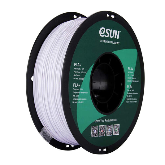 eSun Cool White PLA+ 1.75mm Filament 1kg