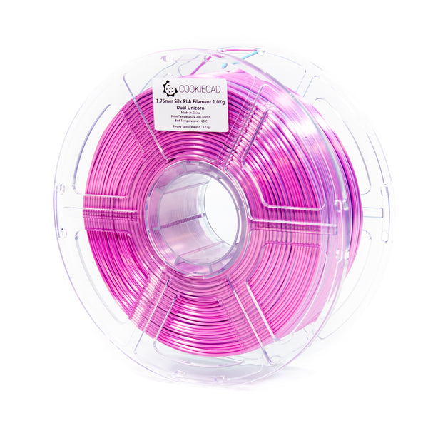 Cookiecad PLA Silk Dual Unicorn (Light Blue/Pink)