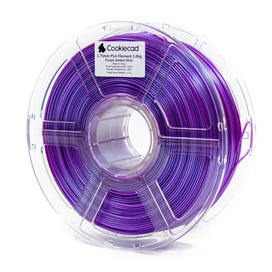 CookieCad Purple Ombre Elixir PLA Filament 1.75mm, 1kg