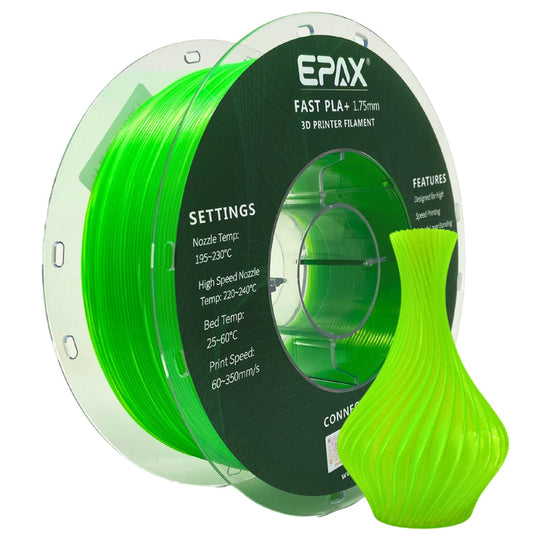 EPAX Glass Green Fast PLA+ 1.75mm 1KG