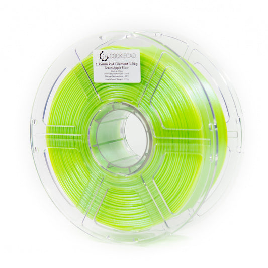 CookieCad Green Apple Elixir PLA Filament 1.75mm, 1kg