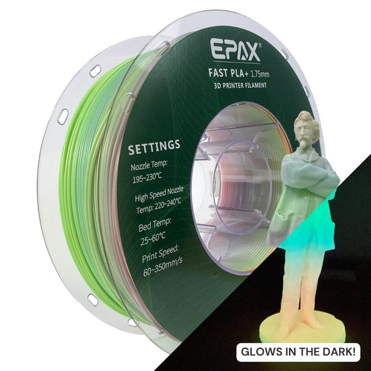 EPAX Luminous Rainbow Fast PLA+ 1.75mm 1KG