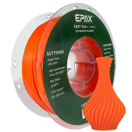 EPAX Orange Fast PLA+ 1.75mm 1KG