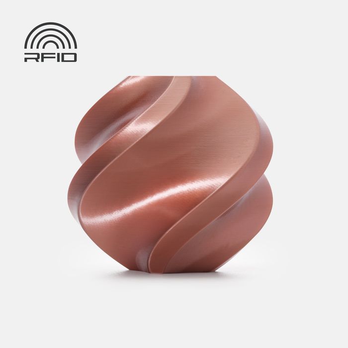 Bambu PLA Silk+ Rose Gold With Spool