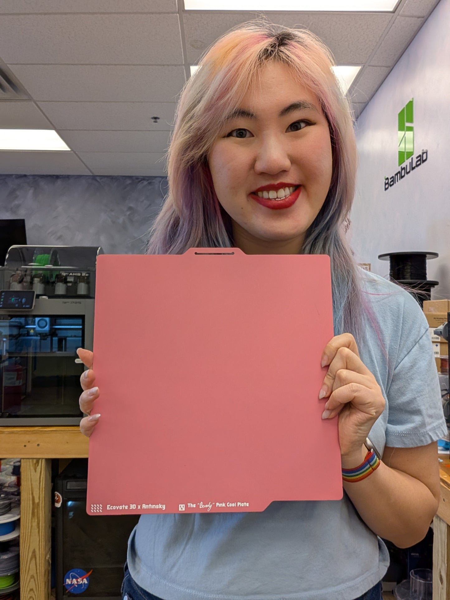 Antinsky x Ecovate 3D Beverly Pink Plate
