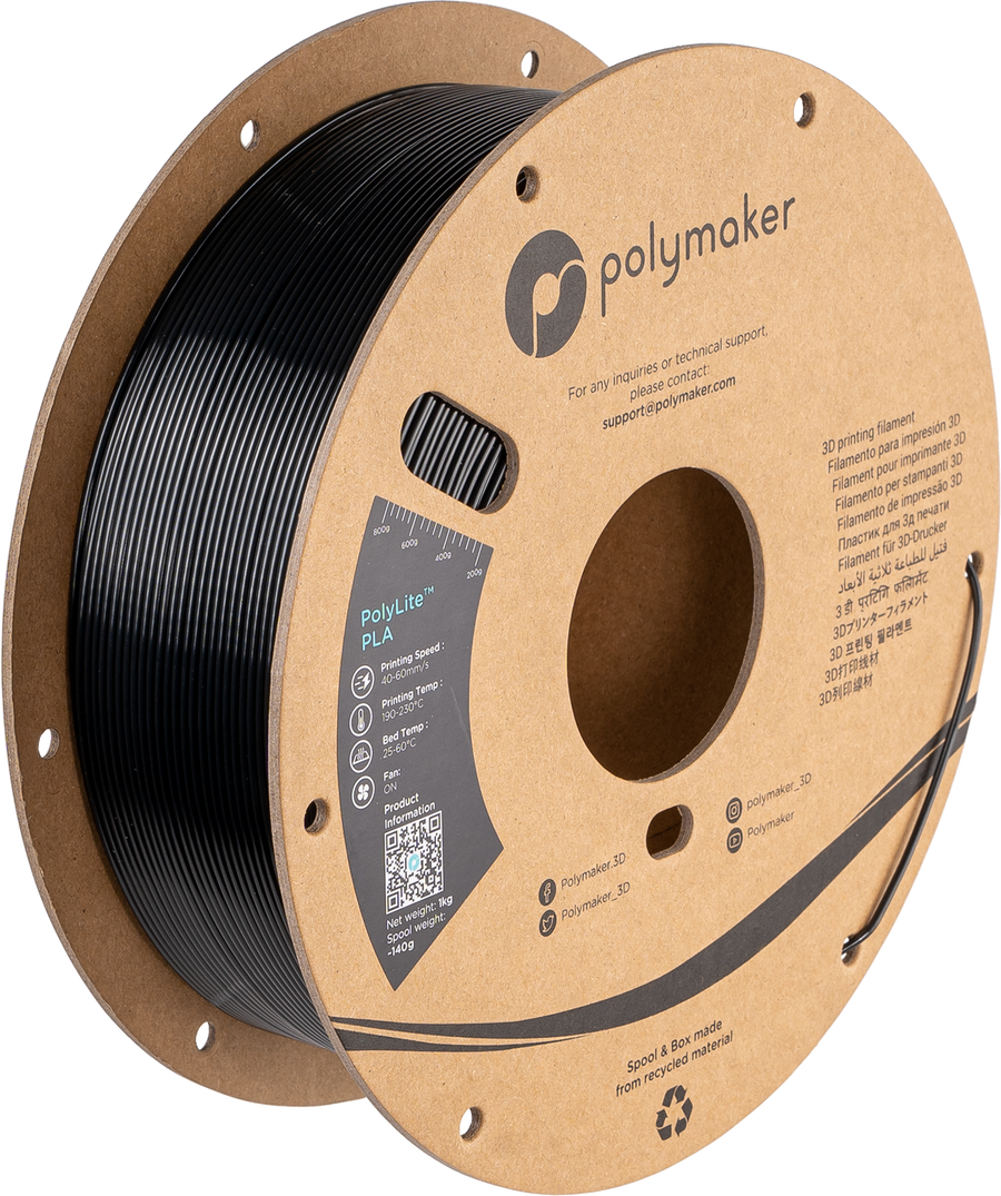 PolyLite PLA Silk Black
