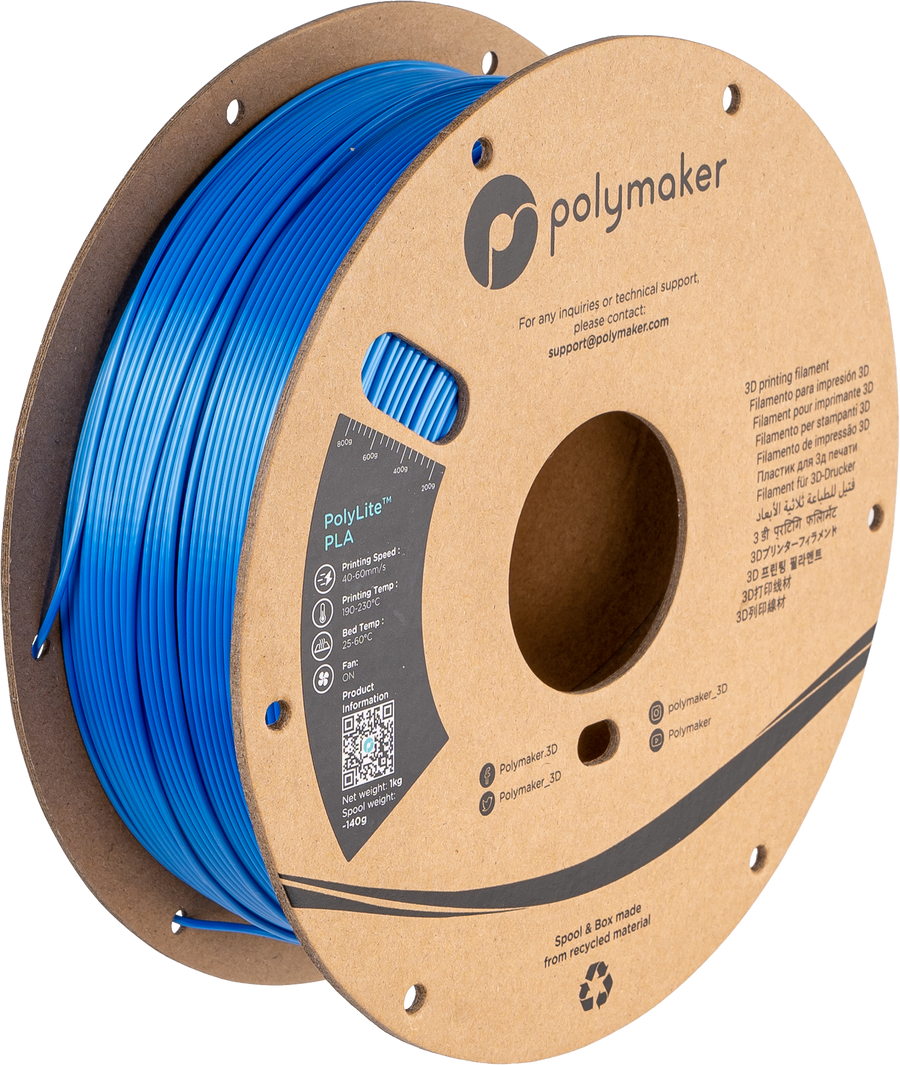 PolyLite PLA Silk Blue