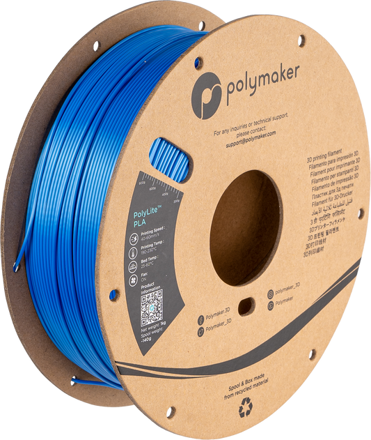 PolyLite PLA Silk Blue