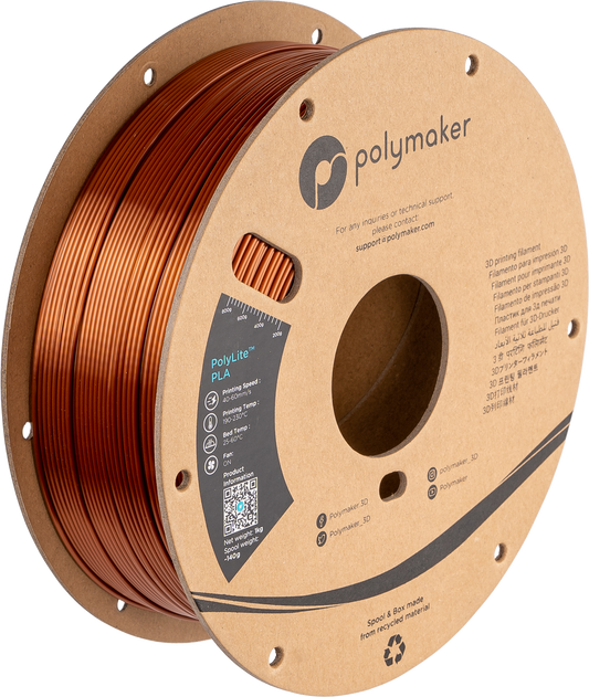 PolyLite PLA Silk Bronze