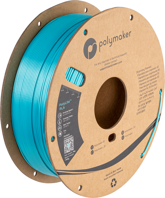 PolyLite PLA Silk Light Blue