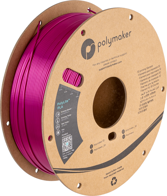 PolyLite PLA Silk Magenta