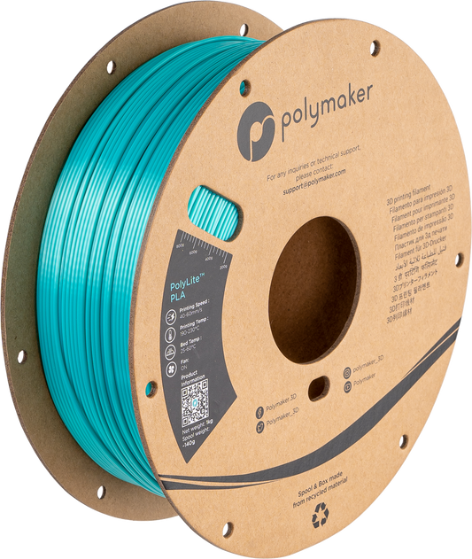 PolyLite PLA Silk Teal