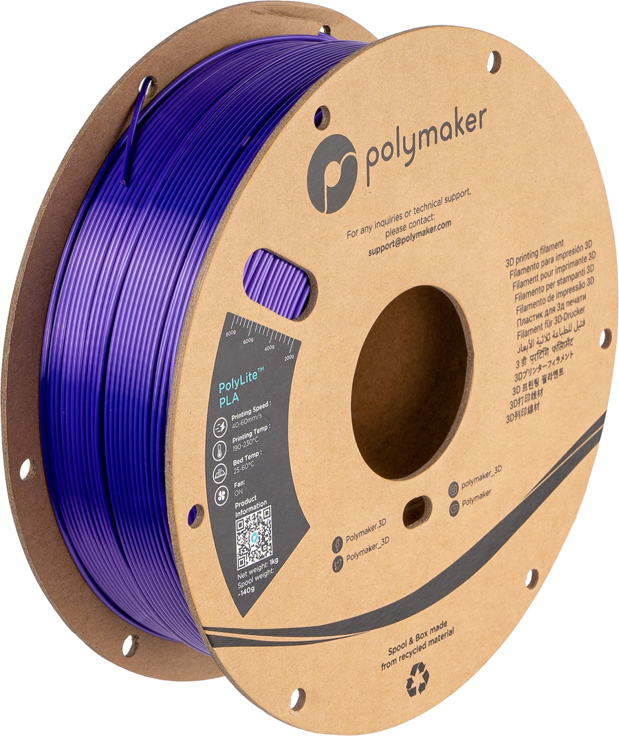 PolyLite PLA Silk Purple