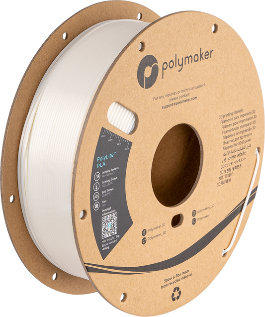 PolyLite PLA Silk White