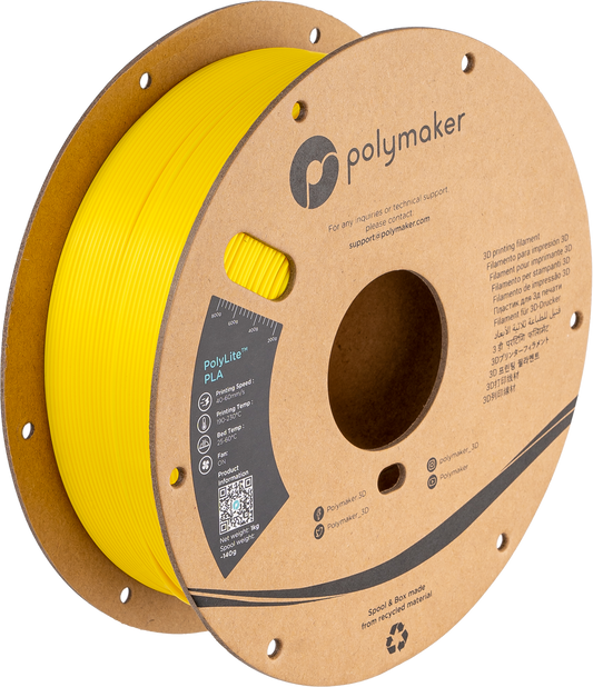 PolyLite PLA Silk Yellow