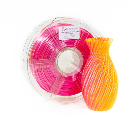 Cookiecad PLA Silk Dual Sunrise (Pink/Yellow)