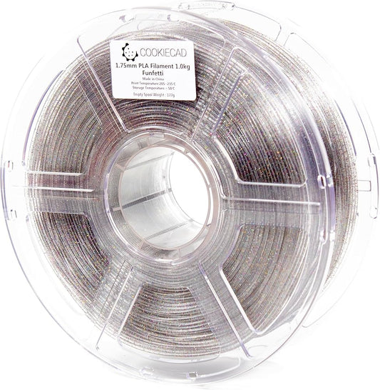 CookieCad Funfetti PLA Filament 1.75mm, 1kg (Copy)